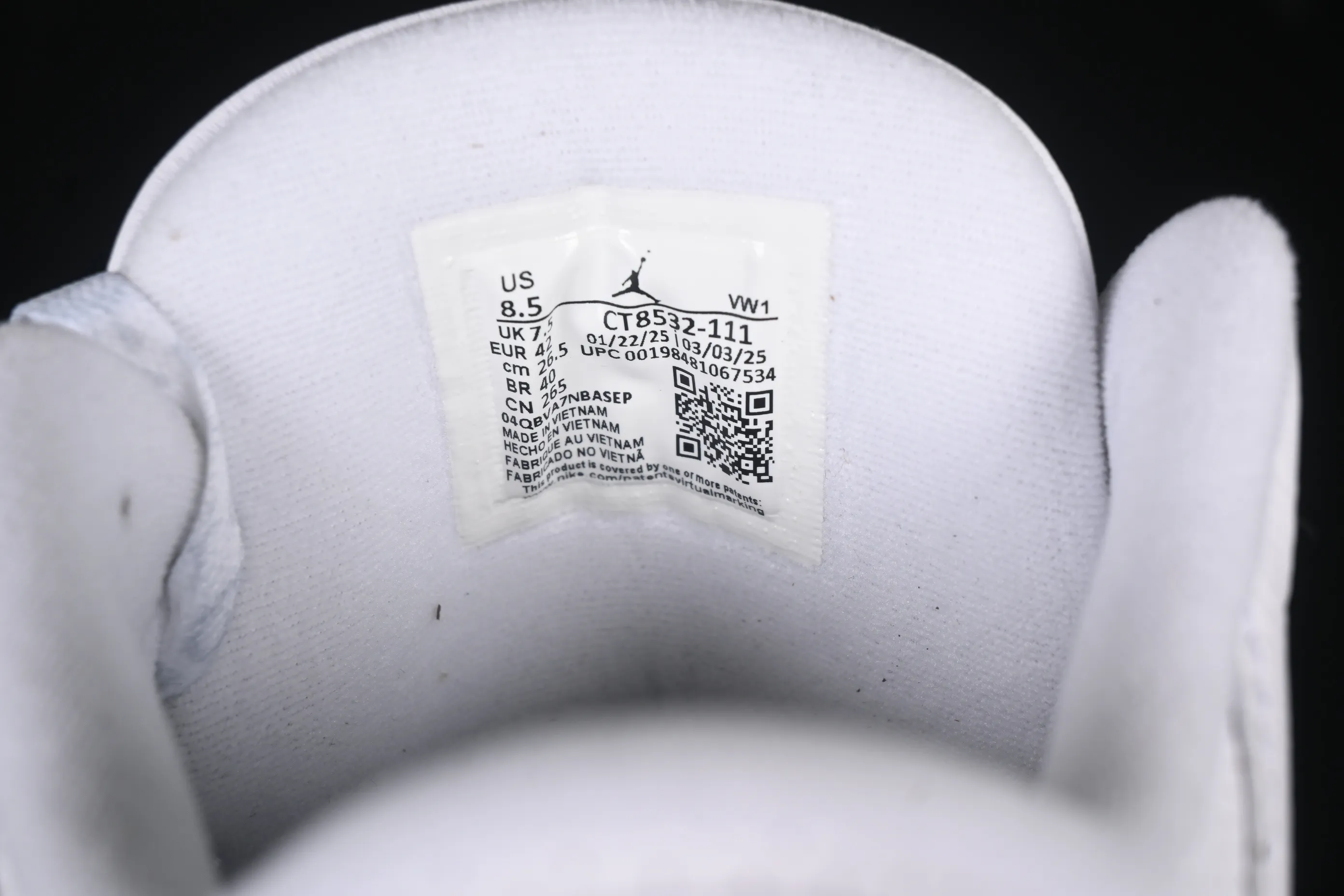 All categories Air Jordan Jordan series basketball shoes Air Jordan 3 Air Jordan 3 Retro "Pure Money" AJ3 Joe 3 replica white cat CT8532-111